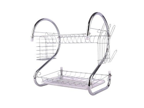 Secaplatos Doble Piso Metal 36x32x35,5cm