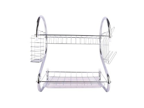 Secaplatos Doble Piso Metal 36x32x35,5cm