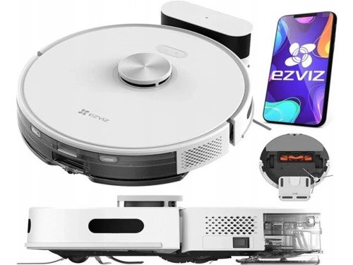 Aspiradora Robot - RE5 - Navegación Inteligente -Mapeo- WiFi -Ezviz