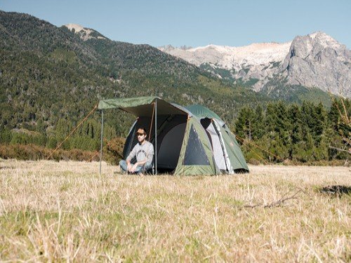 Carpa Cacique Igloo Extreme 4 Cuatro Personas Abside Impermeable