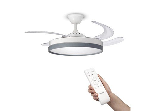 Ventilador techo Codini VI42B retractil Blanco con remoto