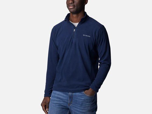 Buzo Micropolar Columbia Klamath Range II Medio Cierre - Azul