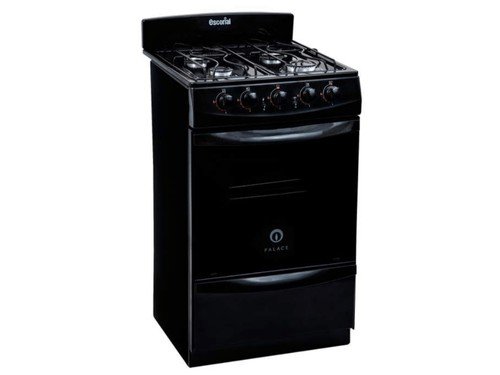 Cocina Escorial Palace Cristal Lx Gas Natural Negra