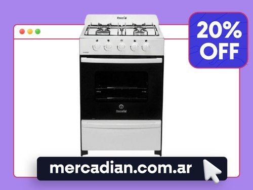 Cocina Escorial Master Classic Gas Natural Blanca