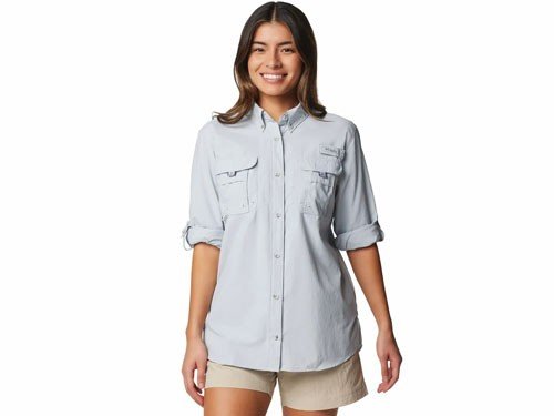 Camisa Columbia Bahama Mujer - Gris