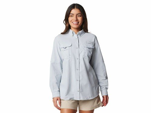 Camisa Columbia Bahama Mujer - Gris