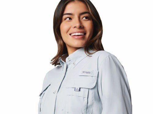 Camisa Columbia Bahama Mujer - Gris
