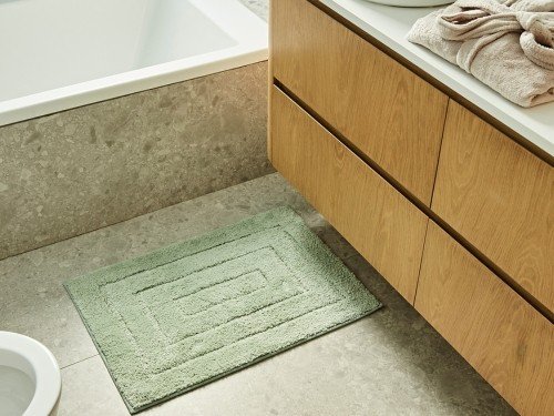 Alfombra Athenas Hydra Verde Musgo 50 x 70