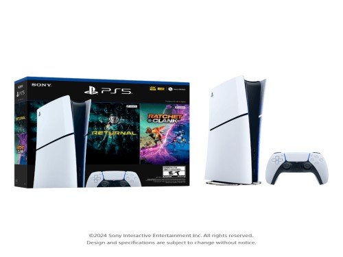 Consola PS5 Digital Slim-incluye 2 juegos Returnal + Ratchet Sony