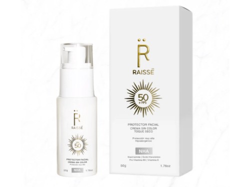 Protector Solar Facial FPS 50 blanco x 50 ml RAISSË