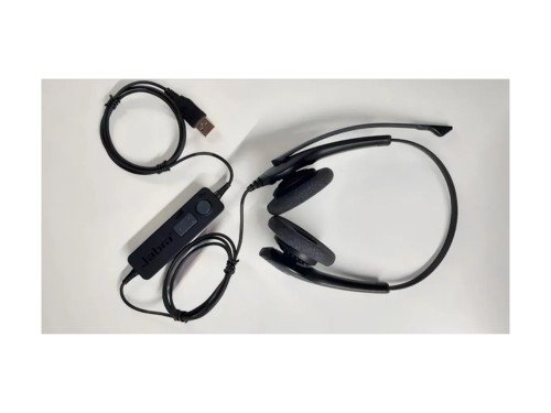 Auriculares Jabra Biz 1100 Duo Usb A 1159-0158 Mg Color Negro