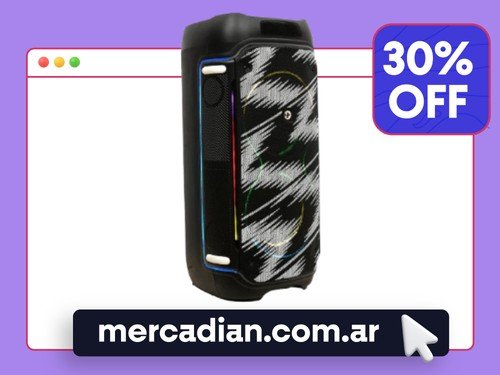 Parlante Portátil Stromberg Nix 80W Rms