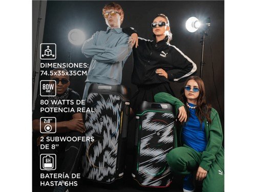 Parlante Portátil Stromberg Nix 80W Rms