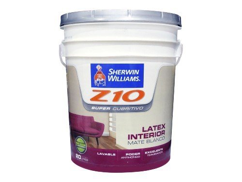 Látex Interior Z10 Supercubritivo Mate Blanco 20 Litros