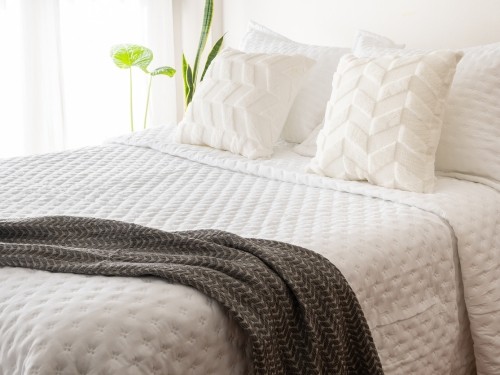 Cover Reversible 1½ Plaza Diseño Puntos: Renová tu Cama con Mega Descu