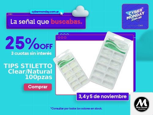 Tips Stilleto 100 Unds Crea el estilo más Top del momento!