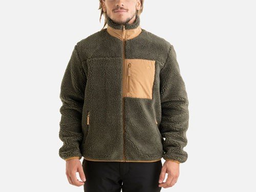 Campera Polar Sherpa Nexxt Hombre - Military Green
