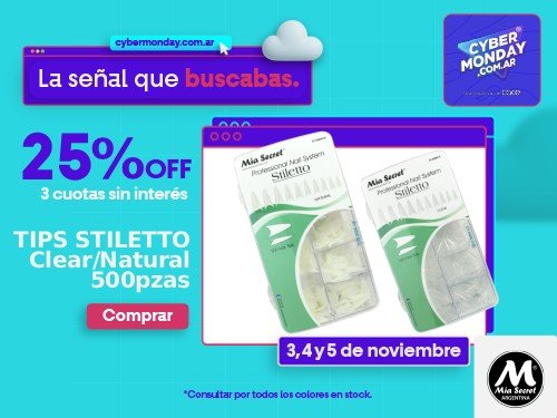 Tips Stilleto 500 Unds. Crea el stillo más Cool del Momento!