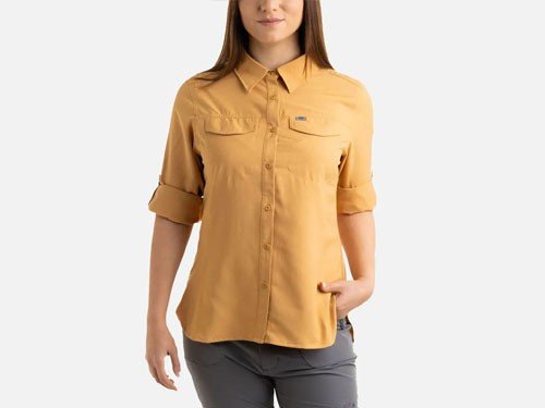 Camisa Nexxt Altitude Alkali - Mujer -  Camel