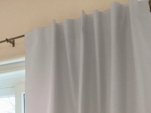 Cortina 100% Blackout Lavable Blanco 140 x 220 Cms. Efecto Noche!