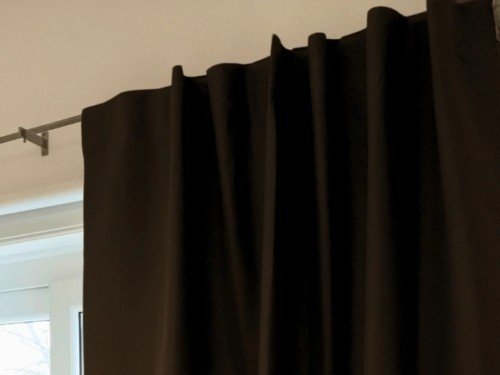 Cortina 100% Blackout Lavable Chocolate 140 x 220 Cms. Efecto Noche!