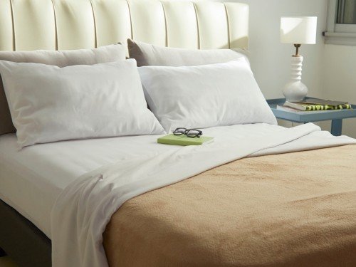 Sábana Golden Twin Blanco Cotton Touch 200 Hilos