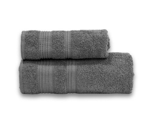 Juego de Toalla y Toallón Gris Palermo