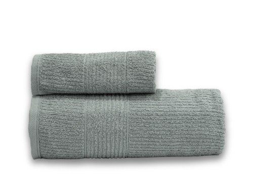 Juego de Toalla y Toallón Gris Iberá