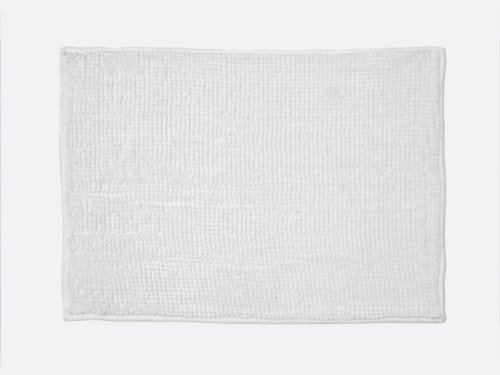 Alfombra Chenille Mat Blanco 50 x 70 Cms.