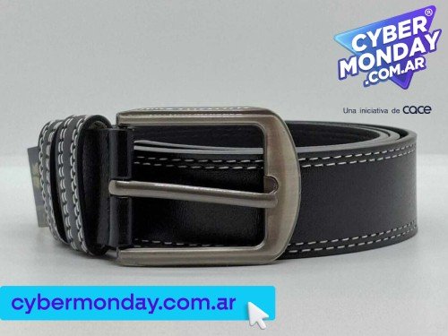 Cinto Cinturon De Hombre Con Detalle De Costura Comodidad