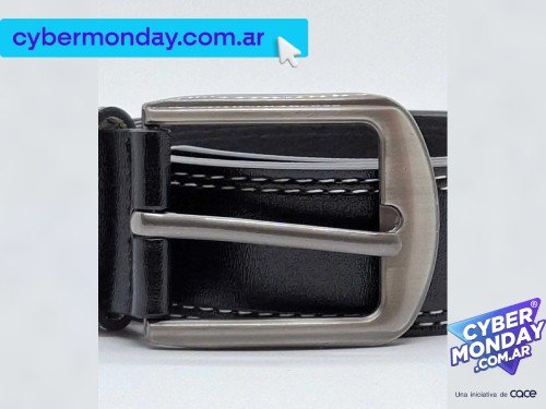 Cinto Cinturon De Hombre Con Detalle De Costura Comodidad