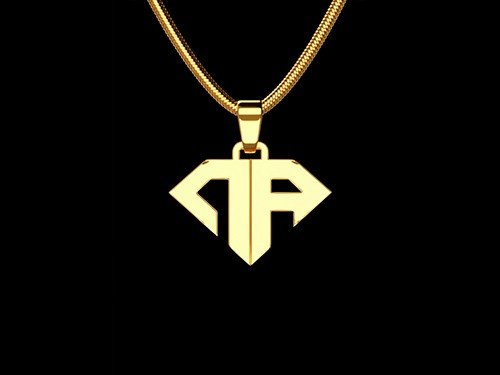 Chain Baby Rouch Acero 800 Bañada en Oro