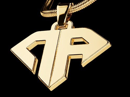 Chain Baby Rouch Acero 800 Bañada en Oro