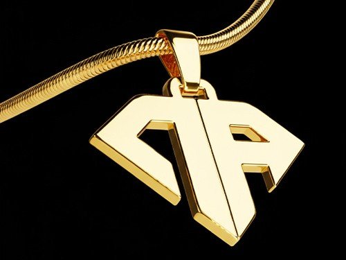 Chain Baby Rouch Acero 800 Bañada en Oro