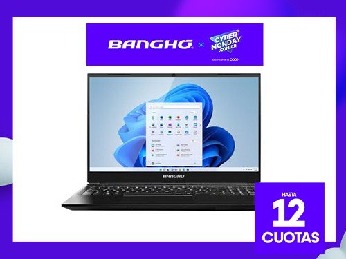 Notebook BANGHÓ Max L5 R5 15 Pulg Ryzen 5 8GB 480GB Win11Home