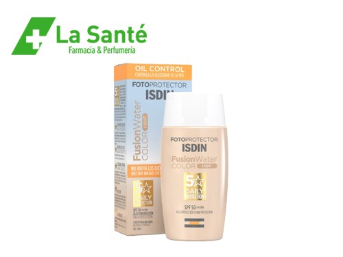Fotoprotector Isdin Fusion Water FPS 50 Tono Light 50 Ml