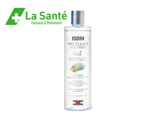 Limpieza Facial Isdin Hidratante Solución Micelar 4 En 1 400ml