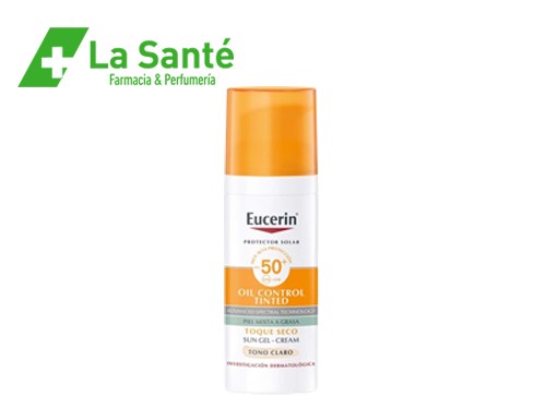 Protector Solar Eucerin Sun Fps 50 Crema Facial Color Claro 50Ml