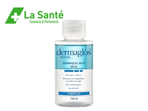 Loción Dermaglos Desmaquillante Bifaz De Ojos 100Ml