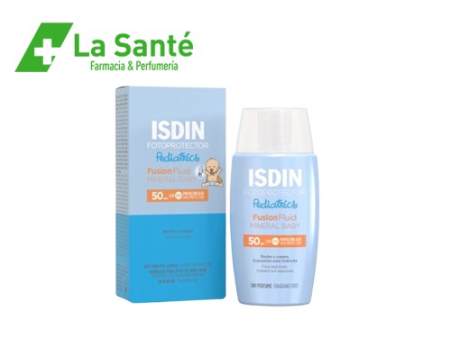 Fotoprotector Isdin Pediatrics Fusion Fluid Mineral FPS 50 50 Ml