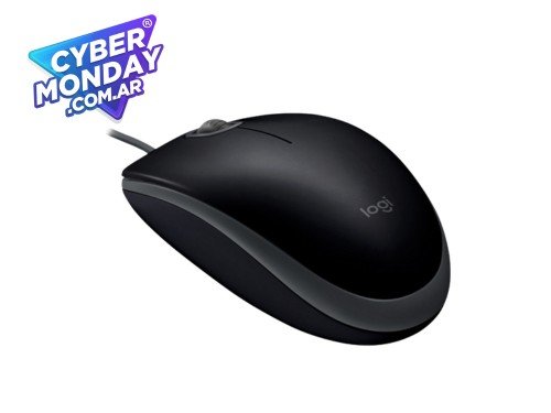 Mouse óptico silencioso 90% con cable · 1000 dpi · Ambidiestro
