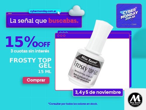 Frosty Top Gel 15 ml Acabado de Elegancia