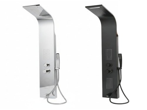 Columna de ducha escocesa Hidromasaje de 5 jets cromado Holzboden