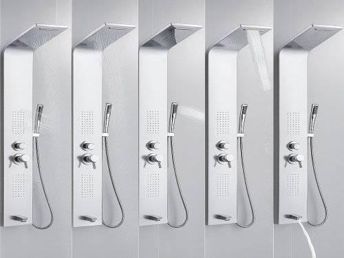 Columna de ducha escocesa Hidromasaje de 5 jets cromado Holzboden