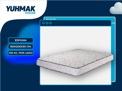 COLCHON SUAVESTAR EXTRA TM ESPUMA 140X190X20 ALGODÓN - 11125140190140