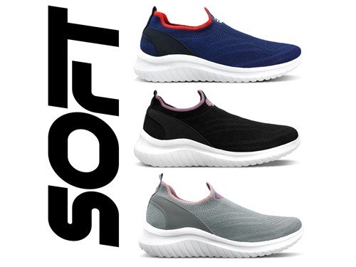 Zapatillas Panchas Sin Cordones Livianas Flexibles Anatomicas Soft6900