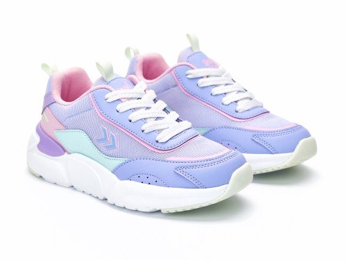 Zapatillas Urbanas de Nena Niña Wonder Lavanda Cordones Atomik