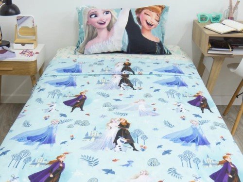 Sábana 1 1/2 Plaza Piñata Frozen