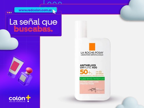 PROTECTOR SOLAR ANTHELIOS OIL CONTROL FLUIDO COLOR 50+ LA ROCHE POSAY