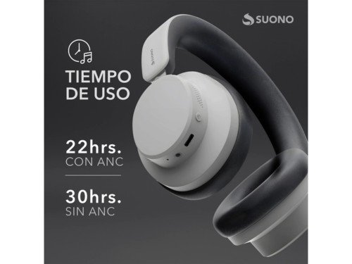 Auriculares Bluetooth con ANC y Almohadillas Softs Suono